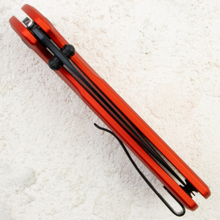 Нож SENCUT ArcBlast Flipper & Button Lock, 9Cr18MoV, Red Aluminum Handle, S22043B-4 Нож SENCUT ArcBlast Flipper & Button Lock, 9Cr18MoV, Red Aluminum Handle, S22043B-4