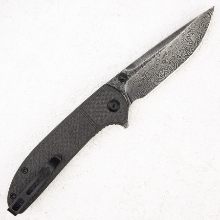 Нож CIVIVI Badlands Vagabond, Damascus, Carbon Black, C2019DS-1