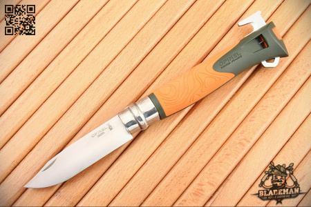 Нож Opinel №12 Explore, Нержавеющая сталь, Оранжевый - купить в интернет-магазине Blademan
