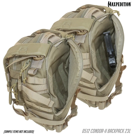 Тактический рюкзак MAXPEDITION Condor-II Hydration Backpack 23L, Khaki, 0512K