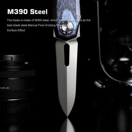 Нож Remette Infinite Power, M390, Titanium Fired Handle, RTIP-M