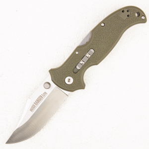 Нож Cold Steel Bush Ranger Lite, 8Cr13MoV, GFN OD Green, CS21A - складной туристические ножи из стали Нож Cold Steel Bush Ranger Lite, 8Cr13MoV, GFN OD Green, CS21A - складной туристические ножи из стали
