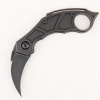 Нож Quartermaster Murtaugh Karambit, S35VN Black, Titanium Black