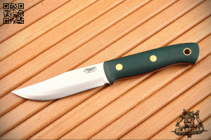 Южный Крест Fox S, N690, Конвекс, Микарта изумруд, Насечка - купить в интернет-магазине Blademan