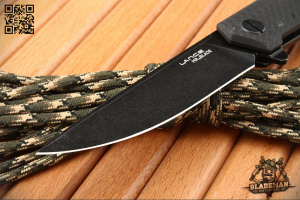 Нож Mr.Blade Lance, D2 Black Stonewash, Carbon - складной туристические ножи из стали