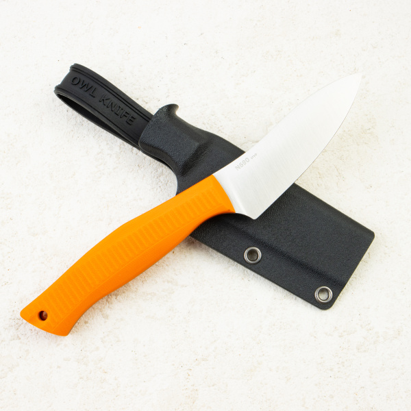 Нож OWL Canadian S F, N690 Cryo, G10 Orange, Kydex