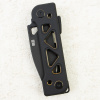 Нож WE Knife Tyro, Black Stonewashed CPM 20CV, Titanium Black/Golden Handle, WE24001-1 Нож WE Knife Tyro, Black Stonewashed CPM 20CV, Titanium Black/Golden Handle, WE24001-1