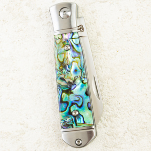 Нож QSP Jumping Jack, Satin, 14C28N, Abalone Handle, QS167-A Нож QSP Jumping Jack, Satin, 14C28N, Abalone Handle, QS167-A