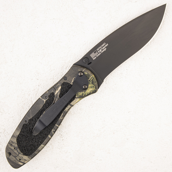 Нож Kershaw Blur, 14C28N Sandvik, Camo - складной туристические ножи из стали