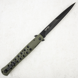 Нож Cold Steel Ti-Lite 6, 26SXP-ODBK, AUS 8A Black, Zy-Ex Olive, CS26SXP-ODBK Нож Cold Steel Ti-Lite 6, 26SXP-ODBK, AUS 8A Black, Zy-Ex Olive, CS26SXP-ODBK