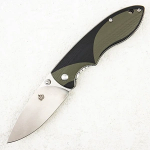 Нож QSP Piglet, 14C28N, G10 Black/Green - складной туристические ножи из стали Нож QSP Piglet, 14C28N, G10 Black/Green - складной туристические ножи из стали
