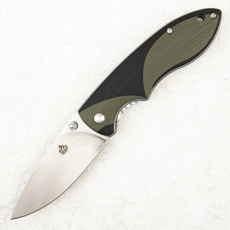 Нож QSP Piglet, 14C28N, G10 Black/Green - купить в интернет-магазине Blademan