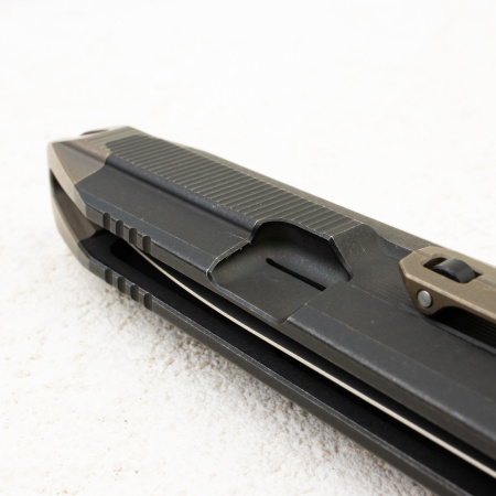 Нож WE Knife Diatomic, CPM 20CV, Bronze Endcap / Black Titanium Handle Нож WE Knife Diatomic, CPM 20CV, Bronze Endcap / Black Titanium Handle - купить в интернет-магазине Blademan
