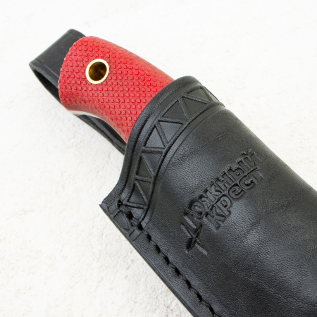 Южный Крест F5, D2, Микарта красная, НасечкаЮжный Крест F5, D2, Микарта красная, Насечка