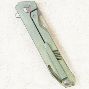 Mr.Blade Keeper, M390 Satin, Titanium Green Mr.Blade Keeper, M390 Satin, Titanium Green