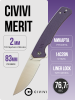 Нож CIVIVI Merit, Satin 14C28N, Canvas Micarta Purple Handle, C24012-3Нож CIVIVI Merit, Satin 14C28N, Canvas Micarta Purple Handle, C24012-3 Нож CIVIVI Merit, Satin 14C28N, Canvas Micarta Purple Handle, C24012-3Нож CIVIVI Merit, Satin 14C28N, Canvas Micarta Purple Handle, C24012-3