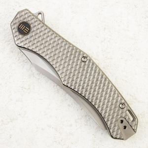 Нож WE Knife RekkeR Flipper Knife, CPM 20CV, Titanium Handle, WE22010G-2 Нож WE Knife RekkeR Flipper Knife, CPM 20CV, Titanium Handle, WE22010G-2