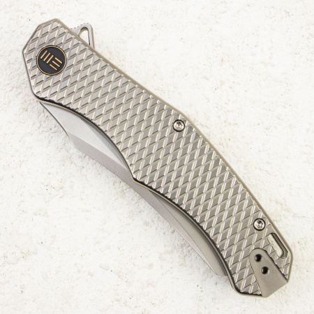 Нож WE Knife RekkeR Flipper Knife, CPM 20CV, Titanium Handle, WE22010G-2