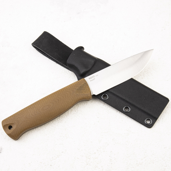 Нож OWL Hoot F, N690 Cryo, G10 Sand, Kydex Classic - купить в интернет-магазине Blademan