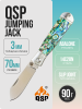 Нож QSP Jumping Jack, Satin, 14C28N, Abalone Handle, QS167-A