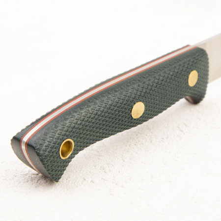 Нож Южный Крест Шершень L, D2, Конвекс, Микарта Изумруд, Насечка - купить в интернет-магазине Blademan