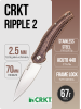 Нож CRKT Ripple 2, Acuto 440, 420J2 Bronze, K401BXP