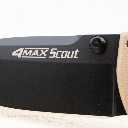 Нож Cold Steel 4-Max Scout 62RQ, AUS 10A, Grive-Ex Tan, C-62RQ-DTBK Нож Cold Steel 4-Max Scout 62RQ, AUS 10A, Grive-Ex Tan, C-62RQ-DTBK