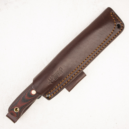 Нож Южный Крест Росомаха, CPR, Конвекс, Микарта Красно-Черная, Насечка - купить в интернет-магазине Blademan