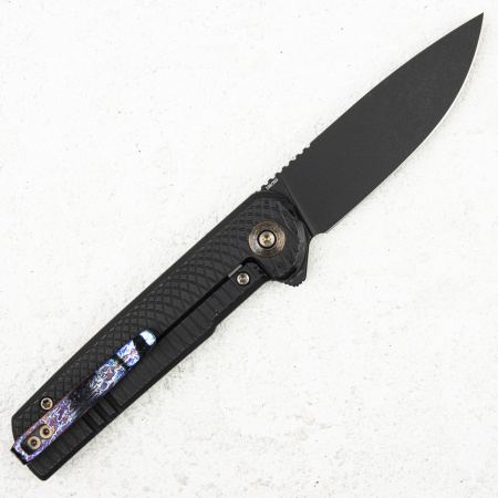 Нож WE Knife Charith, CPM 20CV, Ripple Patterned Black Titanium. LIMITED EDITION Нож WE Knife Charith, CPM 20CV, Ripple Patterned Black Titanium. LIMITED EDITION - купить в интернет-магазине Blademan