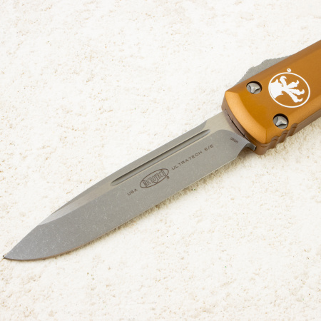 Нож Microtech Ultratech, Apocalyptic, M390, Aluminum Tan, 121-10 APTA Нож Microtech Ultratech, Apocalyptic, M390, Aluminum Tan, 121-10 APTA