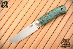 Южный Крест - Гризли, Карельская береза Малахит, M390 - купить в интернет-магазине Blademan