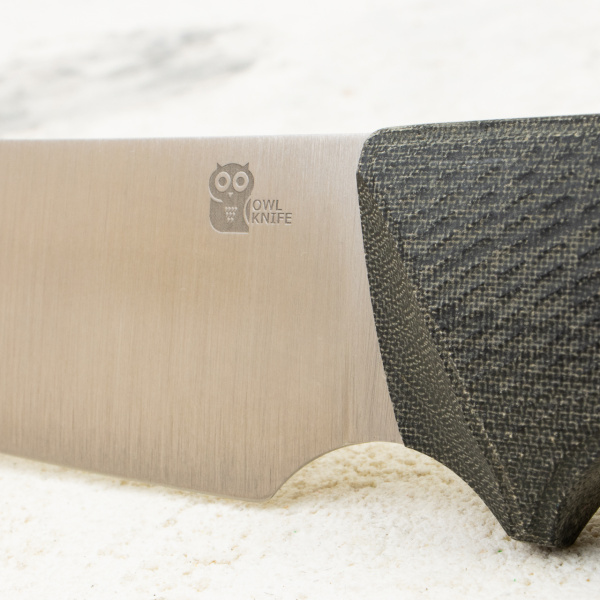 Нож OWL Ulula F, 420V Cryo, Micarta Black, Kydex