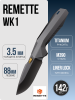 Нож Remette WK1, DLC, M390, Titanium Black Handle, WK1-F