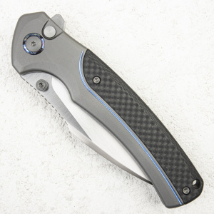 Нож WE Knife Ziffius, CPM 20CV, Titanium/Twill Carbon Fiber. LIMITED EDITION - складной туристические ножи из стали Нож WE Knife Ziffius, CPM 20CV, Titanium/Twill Carbon Fiber. LIMITED EDITION - складной туристические ножи из стали