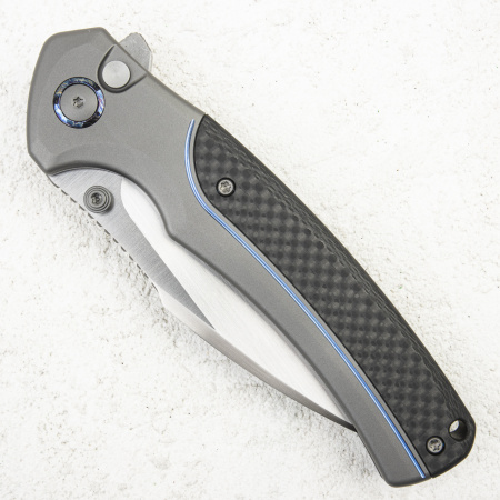Нож WE Knife Ziffius, CPM 20CV, Titanium/Twill Carbon Fiber. LIMITED EDITION Нож WE Knife Ziffius, CPM 20CV, Titanium/Twill Carbon Fiber. LIMITED EDITION - купить в интернет-магазине Blademan