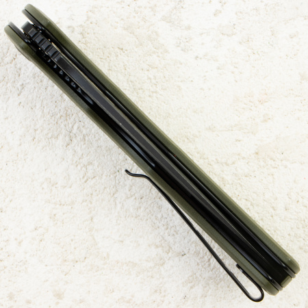 Нож CIVIVI Praxis, Black Stonewashed, 9Cr18MoV, G10 OD Green Handle, C803F Нож CIVIVI Praxis, Black Stonewashed, 9Cr18MoV, G10 OD Green Handle, C803F