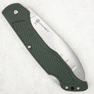 Нож Ontario Camp Plus Santoku, 43051, Stainless, Green - складной туристические ножи из стали Нож Ontario Camp Plus Santoku, 43051, Stainless, Green - складной туристические ножи из стали