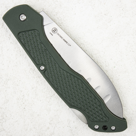 Нож Ontario Camp Plus Santoku, 43051, Stainless, Green Нож Ontario Camp Plus Santoku, 43051, Stainless, Green - купить в интернет-магазине Blademan