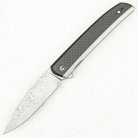 Нож CIVIVI Savant, Damascus, G10/Carbon Black
