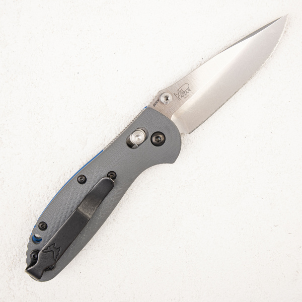 Нож Benchmade Mini-Griptilian 556-1, CPM-20CV, Blue Class