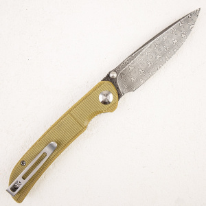 Нож CIVIVI Imperium, Damascus, Micarta Olive, C2107DS-2 Нож CIVIVI Imperium, Damascus, Micarta Olive, C2107DS-2