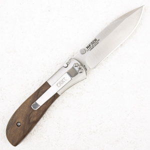 Нож CRKT M4-02W Carson, 8Cr13MoV, Stainless Steel/Wood, M4-02W Нож CRKT M4-02W Carson, 8Cr13MoV, Stainless Steel/Wood, M4-02W