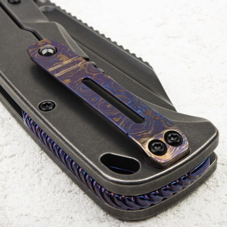 Нож QSP Rhino, M390 Black, Titanium Black Нож QSP Rhino, M390 Black, Titanium Black - купить в интернет-магазине Blademan
