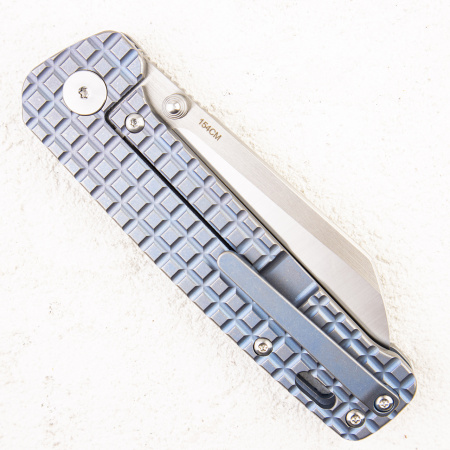 Нож QSP Penguin, 154CM, Titanium Frag Blue, QS130-RFRG1 - купить в интернет-магазине Blademan