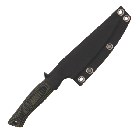 Нож овощной OWL S100 F, N690 Cryo, G10 Black/Olive, Kydex