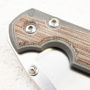 Нож Chris Reeve Small Sebenza 31 Inlay, CPM MagnaCut, Titanium / Natural Canvas Micarta Handle - складной туристические ножи из стали Нож Chris Reeve Small Sebenza 31 Inlay, CPM MagnaCut, Titanium / Natural Canvas Micarta Handle - складной туристические ножи из стали