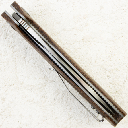 Нож Petrified Fish Terra, Satin, D2, Micarta Brown Handle, PFB01BRS Нож Petrified Fish Terra, Satin, D2, Micarta Brown Handle, PFB01BRS