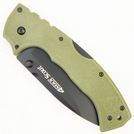Нож Cold Steel 4-Max Scout 62RQ, AUS 10A, Grive-Ex Olive, CS-62RQ-ODBK Нож Cold Steel 4-Max Scout 62RQ, AUS 10A, Grive-Ex Olive, CS-62RQ-ODBK
