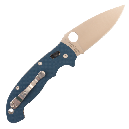Нож Spyderco Manix 2 XL, CPM SPY27, G10 Blue Handle, C95GPCBL2