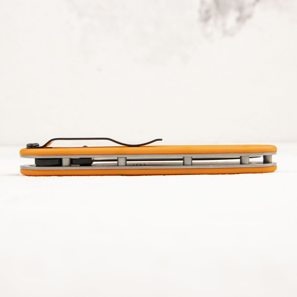 Нож Ontario Rat 1, AUS-8, Black, Orange Nylon, 8846OR